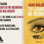 Juan Balaguer presenta su primer libro de poesía 'Tu lugar en mi memoria' en Palma
