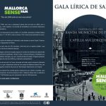 'Mallorca Sense Fam' organiza la 'Gala Lírica de Sarsuela'