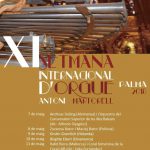 Todo a punto para la "XI setmana internacional d'orgue" de Palma
