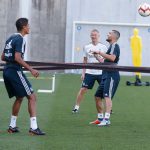Marcelo, Varane, Casemiro y Kovacic entrenan con el Castilla