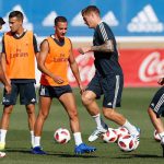 Bale, Isco y Modric entrenan con el grupo en el Real Madrid