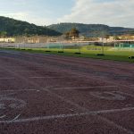 Comienza la obra de rehabilitación de la pista de atletismo del complejo deportivo Es Figueral