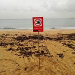 Cierran la Playa de Can Pere Antoni tras un vertido de aguas mixtas por la lluvia