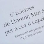 Baltasar Bibiloni pone música a 17 poemas de Llorenç Moyà