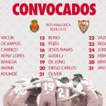 El Sevilla ya en Palma con 20 jugadores y la baja de Chicharito