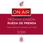 En directo rueda de prensa de Luis Rubiales y Molina a las 12:30 horas