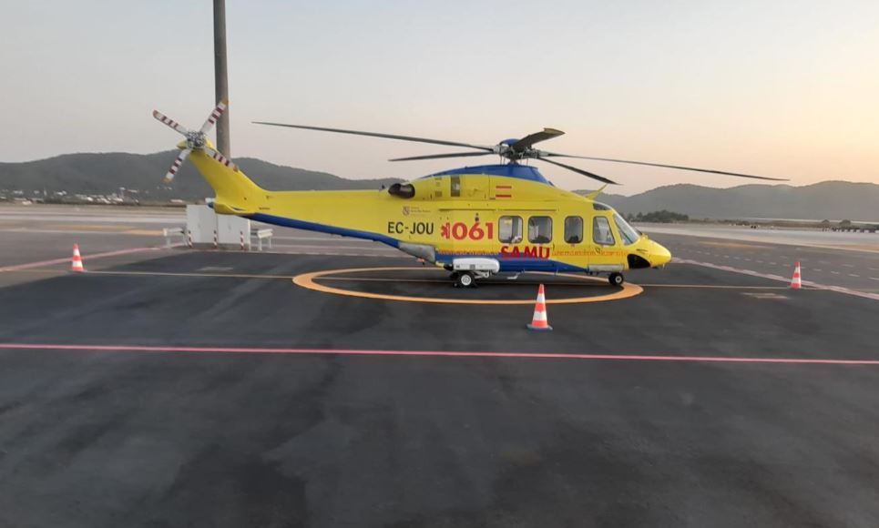 helicoptero ambulancia SAMU 061
