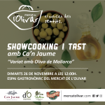 El Mercat de l'Olivar celebrará el Día Mundial del Olivo