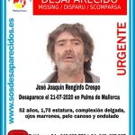 Localizan al hombre de 52 años desaparecido desde el 21 de julio en Palma