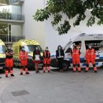 El equipo de Ambulancias del Grupo Policlínica, certificado por AENOR