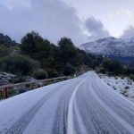 Cerrado un tramo de la carretera de la Serra por acumulación de nieve