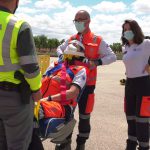 Bomberos, sanitarios, Guardia Civil y conductores del TIB reciben formación sobre el sistema E-Rescue