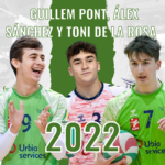 Guillem Pont, Álex Sánchez y Toni de la Rosa futuro para el Feníe Energía Mallorca Voley Palma