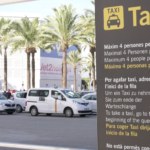 Los vecinos denuncian la falta de taxis en la capital balear durante el verano