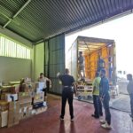 Los voluntarios del Parque de Bomberos de ASIMA mandan más de 200 toneladas de material a Ucrania