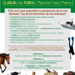 Manifestación en Palma y en Ibiza en defensa del mundo rural, la caza, la pesca, la agricultura, la ganadería y “nuestras tradiciones”