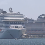 Cuatro cruceros coinciden en el puerto de Palma